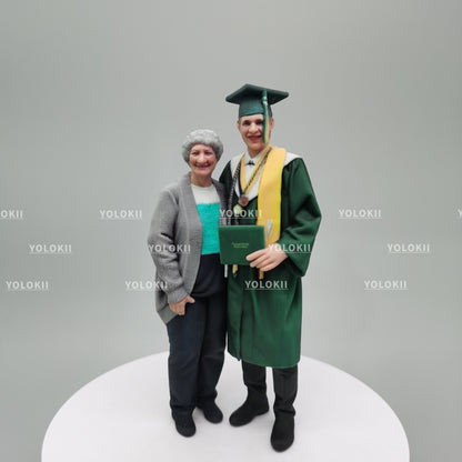 graduation figurine
